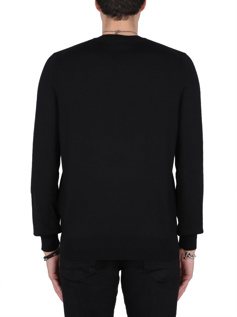 Alexander Mcqueen Men Jersey With Logo Embroidery
