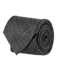 Gucci Mens Horsebit Silk Jacquard Tie