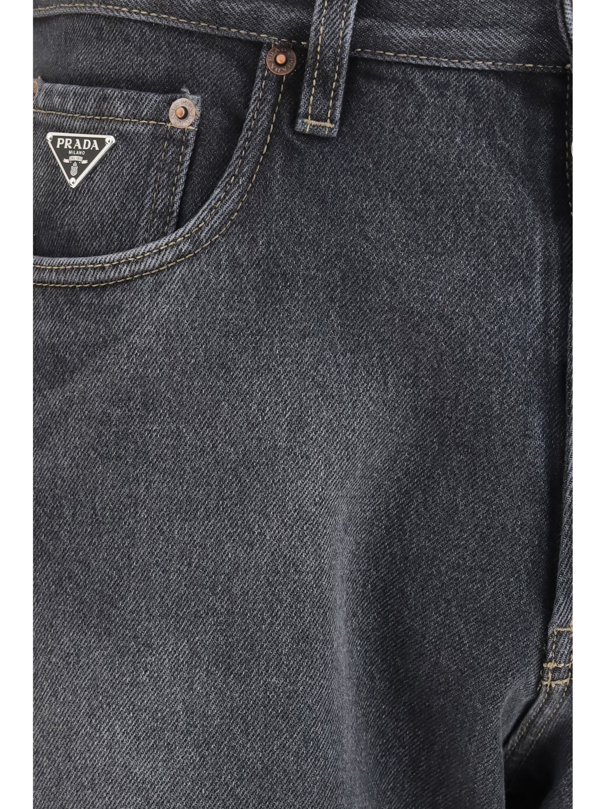 PRADA Prada Men Vintage Effect Denim Jeans