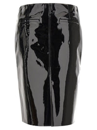 Ferragamo Women Patent Skirt