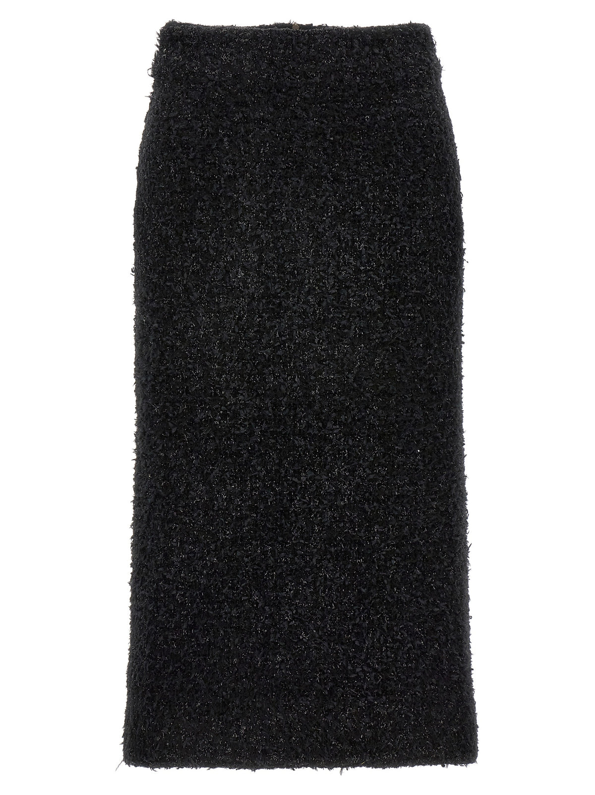 Balenciaga Women Tweed Midi Skirt