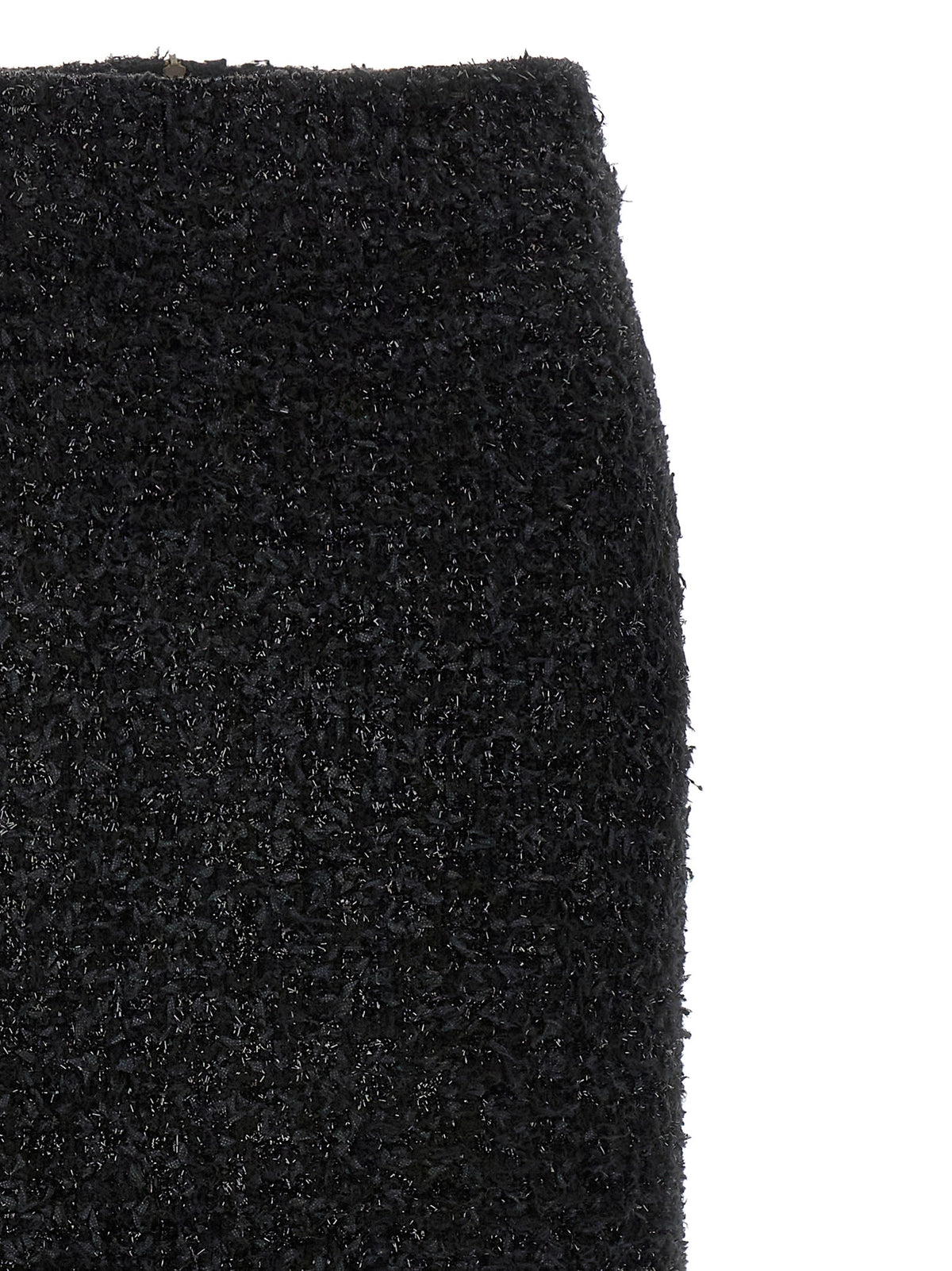 Balenciaga Women Tweed Midi Skirt
