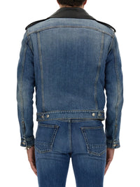ALEXANDER McQUEEN Alexander Mcqueen Men Combo Biker Jacket