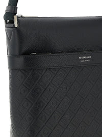 FERRAGAMO Ferragamo Men 'Ferragamo Monogram' Messenger Crossbody Bag