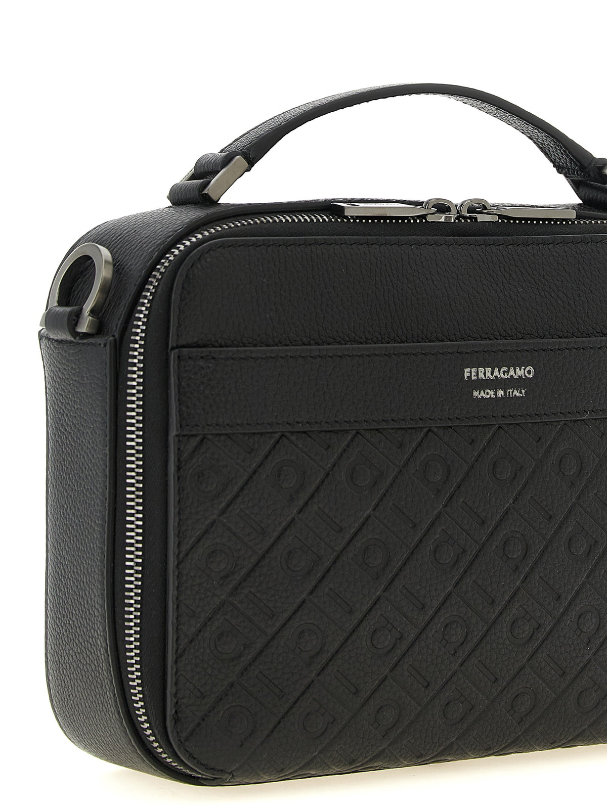 Ferragamo Men 'Ferragamo Monogram' Crossbody Bag