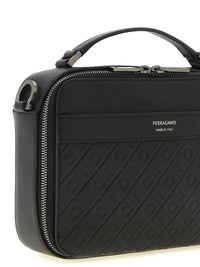 Ferragamo Men 'Ferragamo Monogram' Crossbody Bag
