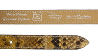 Renato Balestra Calamaria Python Leather Womens Belt