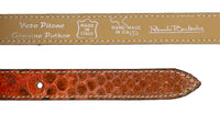 Renato Balestra Calamaria Python Leather Womens Belt