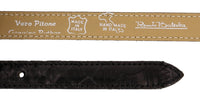Renato Balestra Calamaria Python Leather Womens Belt