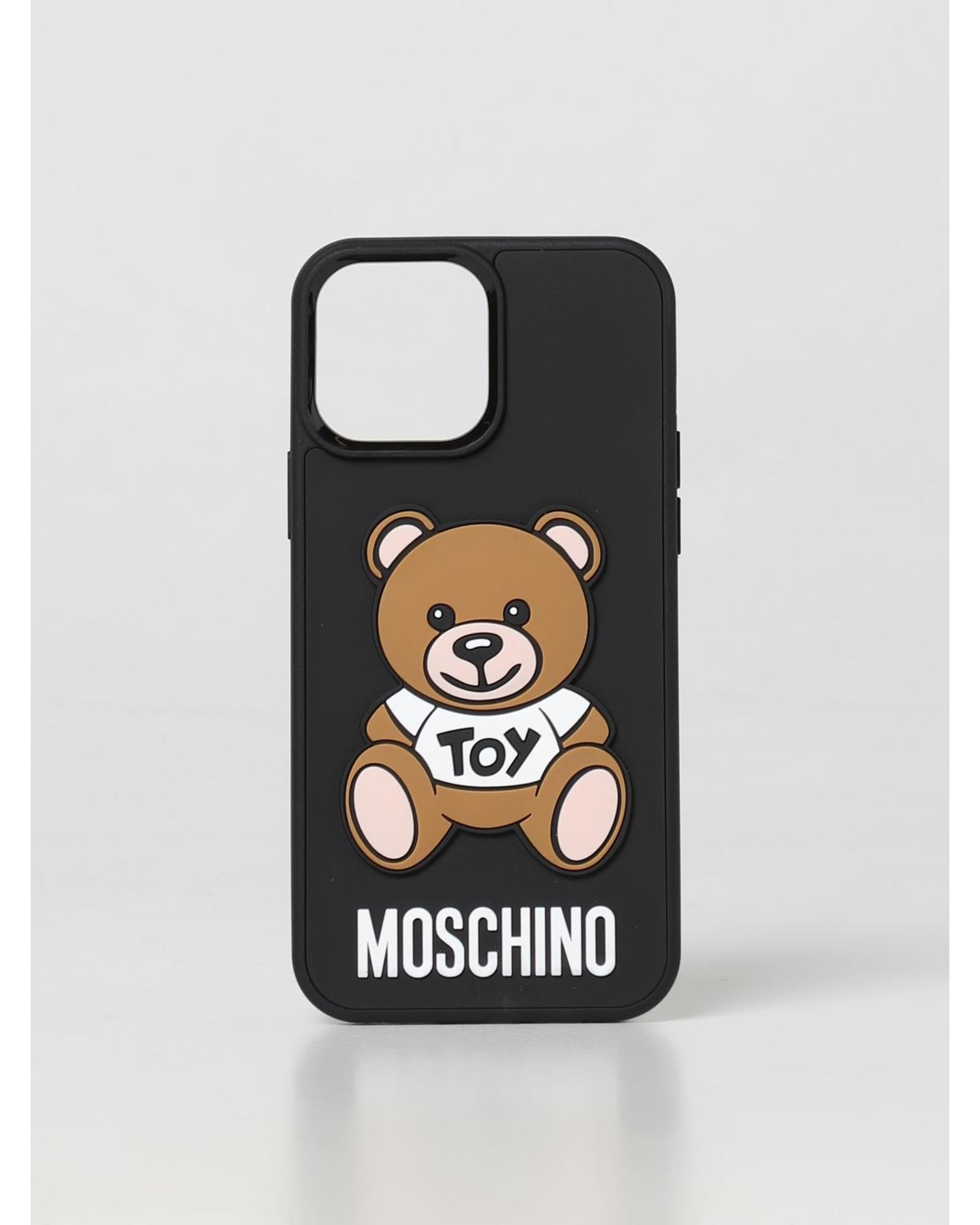 Moschino Couture Teddy Bear iPhone 12 Case Unisex Black Accessories