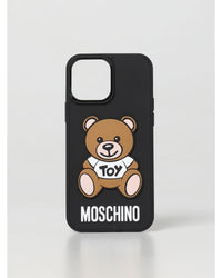 Moschino Couture Teddy Bear iPhone 12 Case Unisex Black Accessories