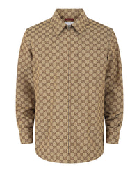 Gucci Gucci Mens GG Canvas Overshirt