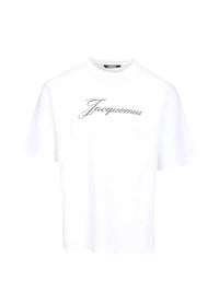 Jacquemus Men T-Shirt With Writing