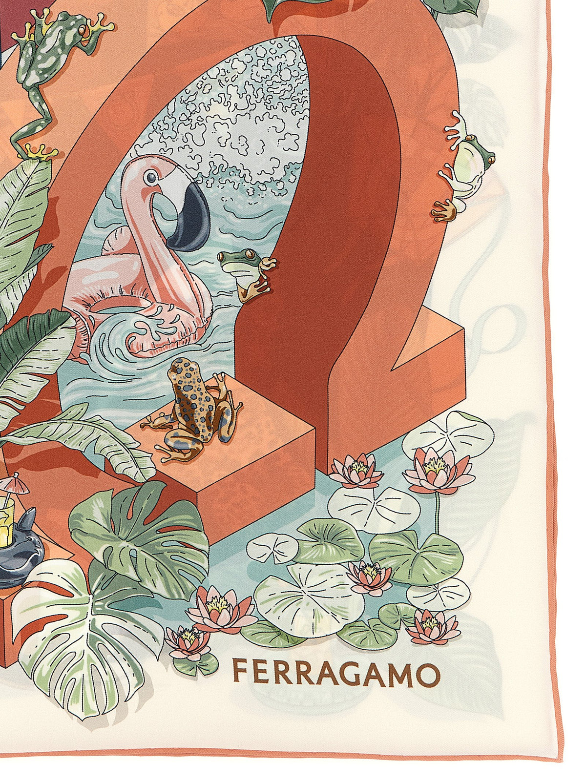 Ferragamo Women 'Jungle Party' Scarf
