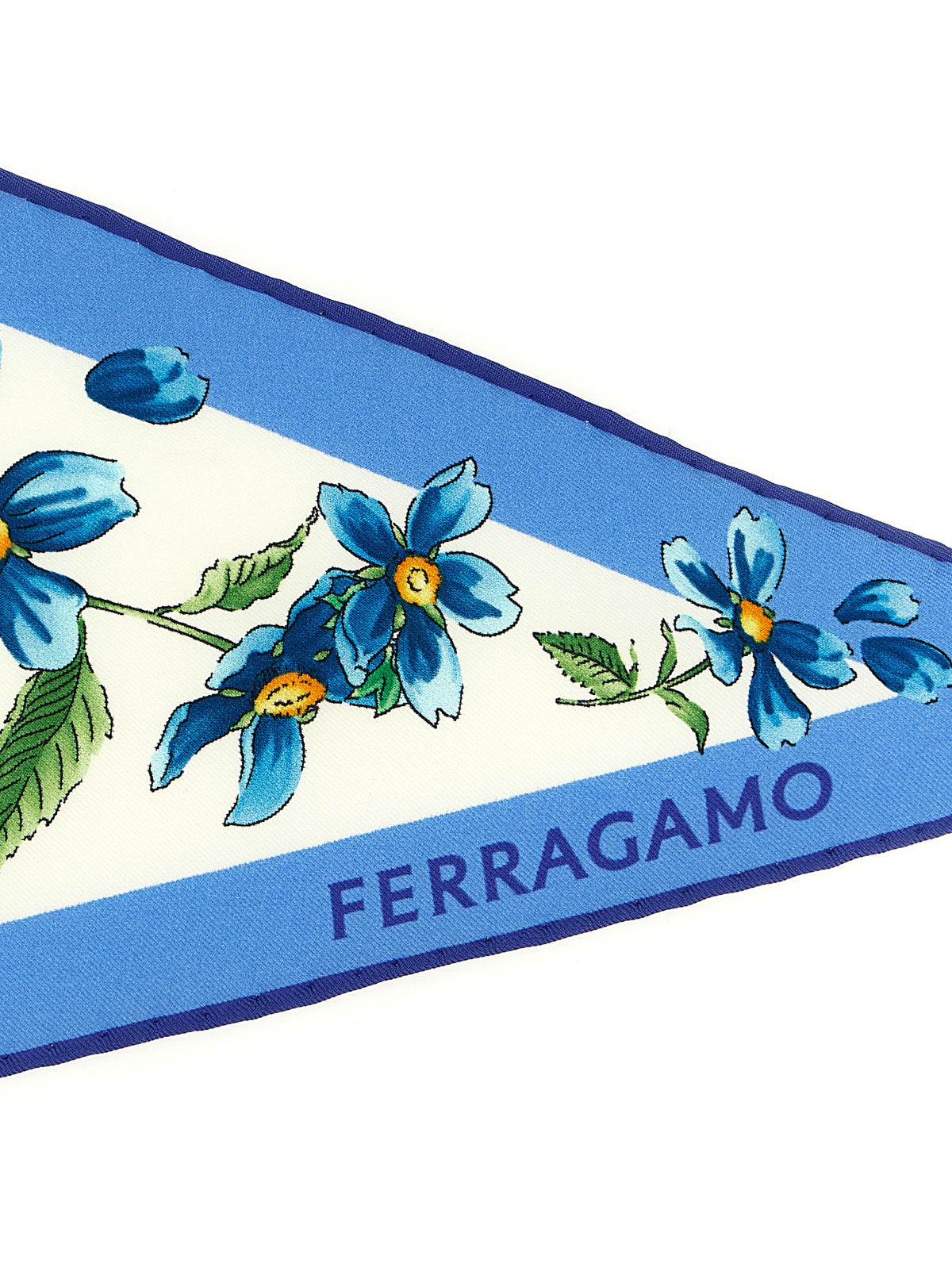 FERRAGAMO Ferragamo Women 'Primavera' Print Diamond Scarf