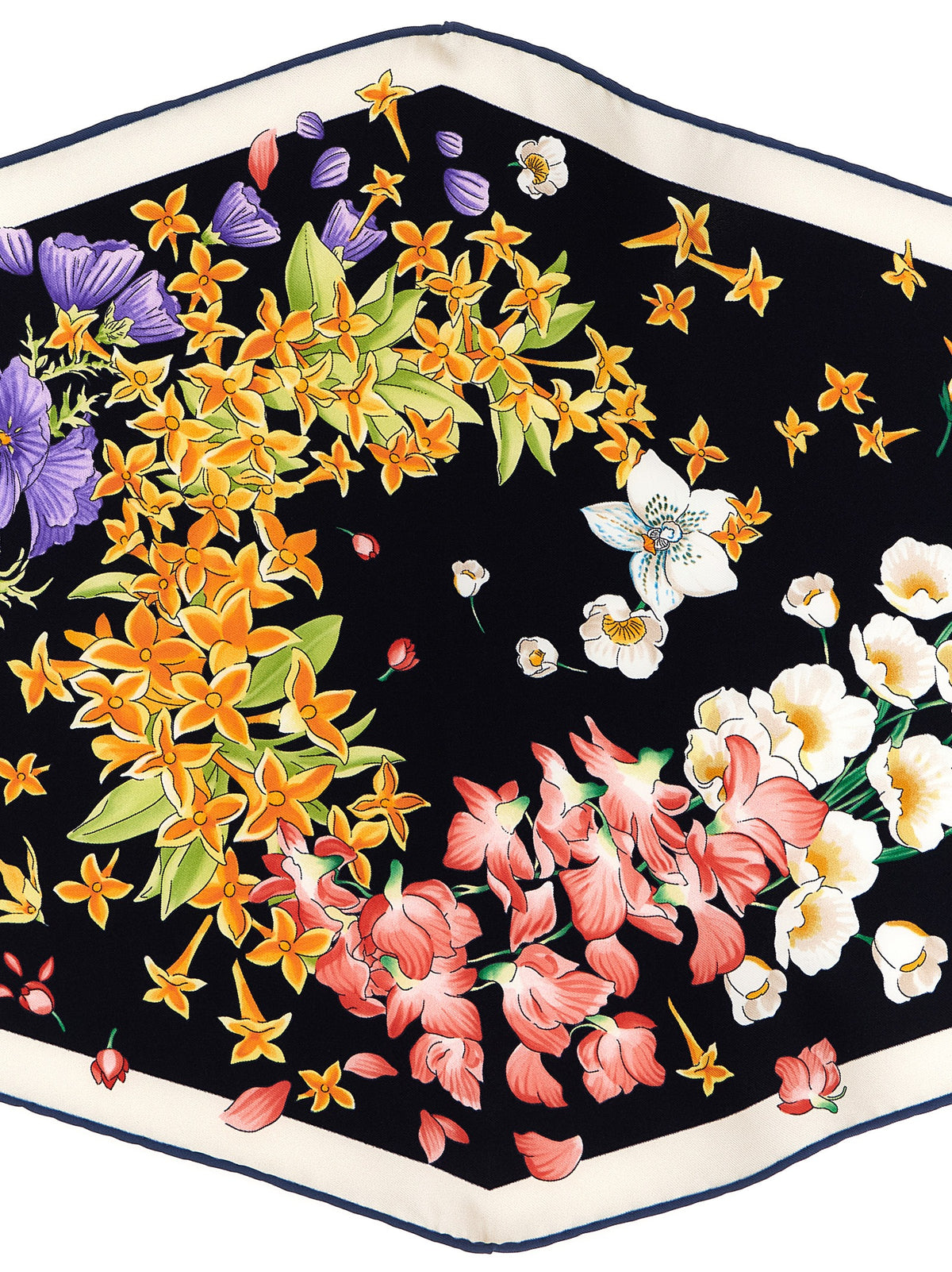 Ferragamo Women 'Primavera' Print Diamond Scarf