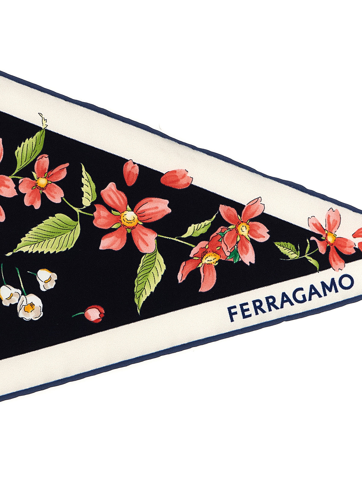 Ferragamo Women 'Primavera' Print Diamond Scarf