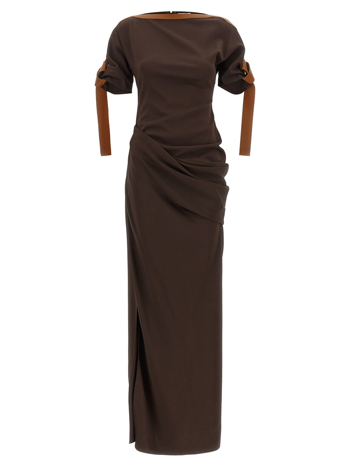 Ferragamo Women Dress With Leather Straps