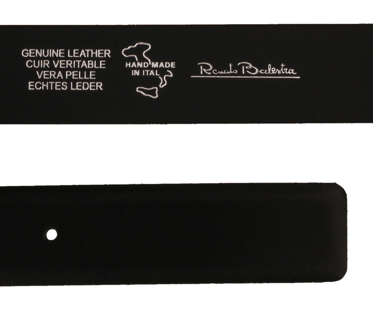 Renato Balestra ADOLFO Leather Mens Belt