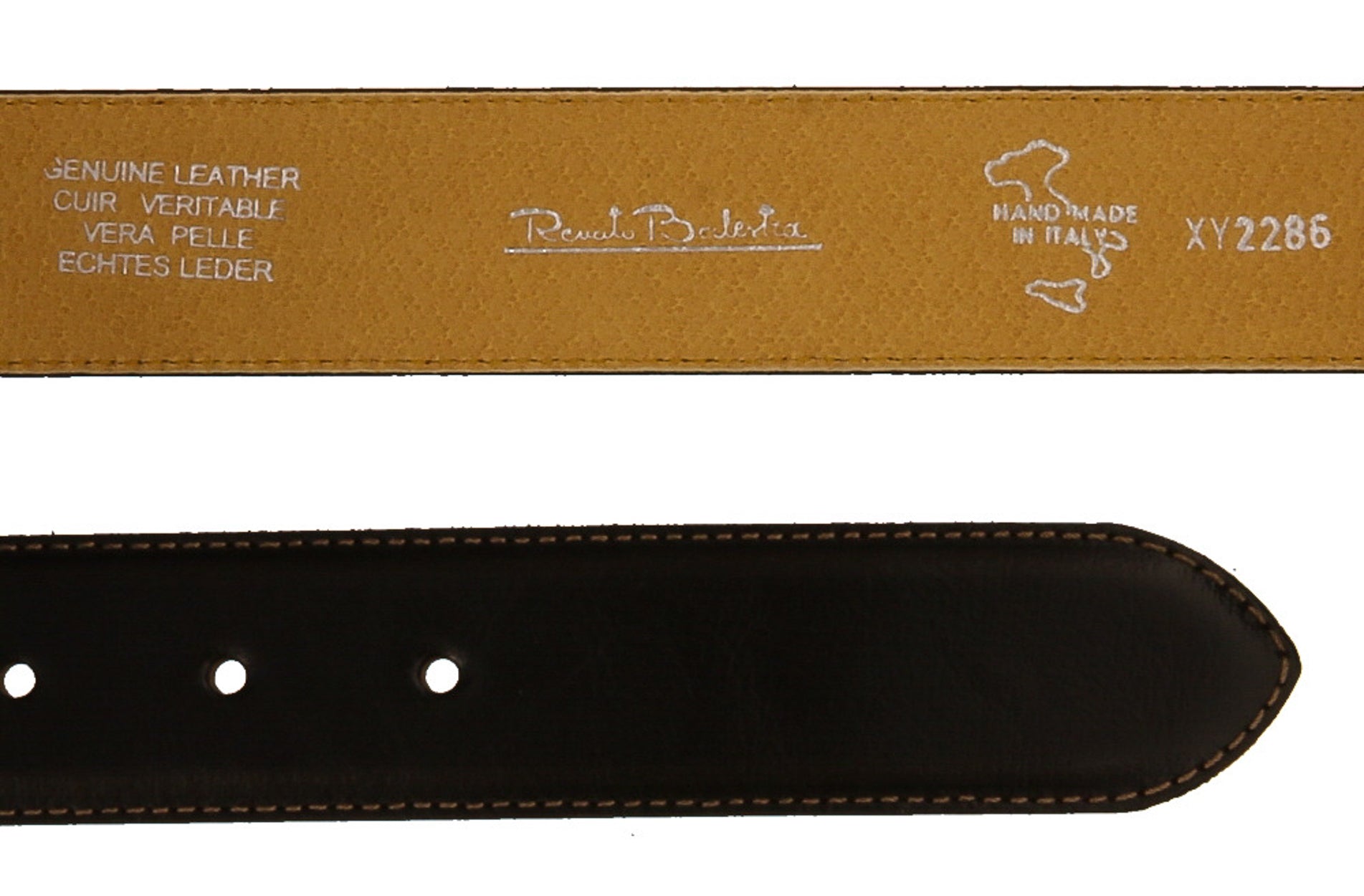 Renato Balestra CESARE Leather Mens Belt