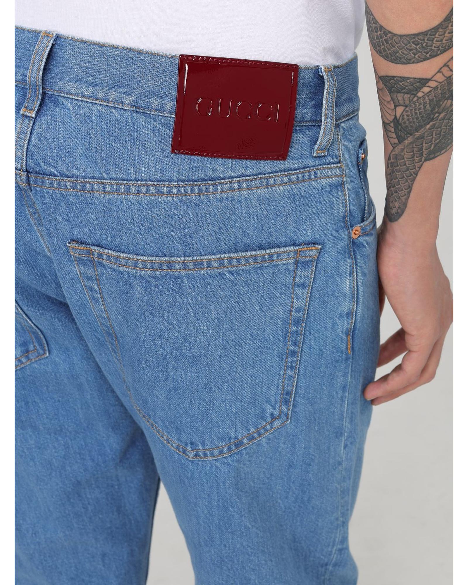 デニム・ジーパン GUCCI Straight-cut jeans 20959070_52907020_600.jpg