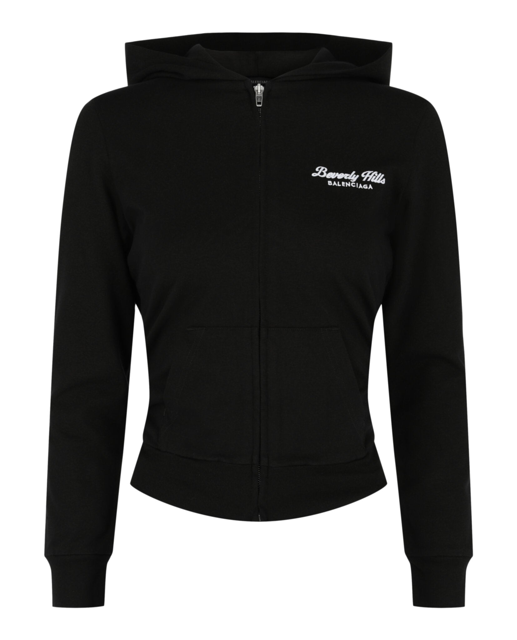 Balenciaga Womens Beverly Hills Embroidered Hoodie