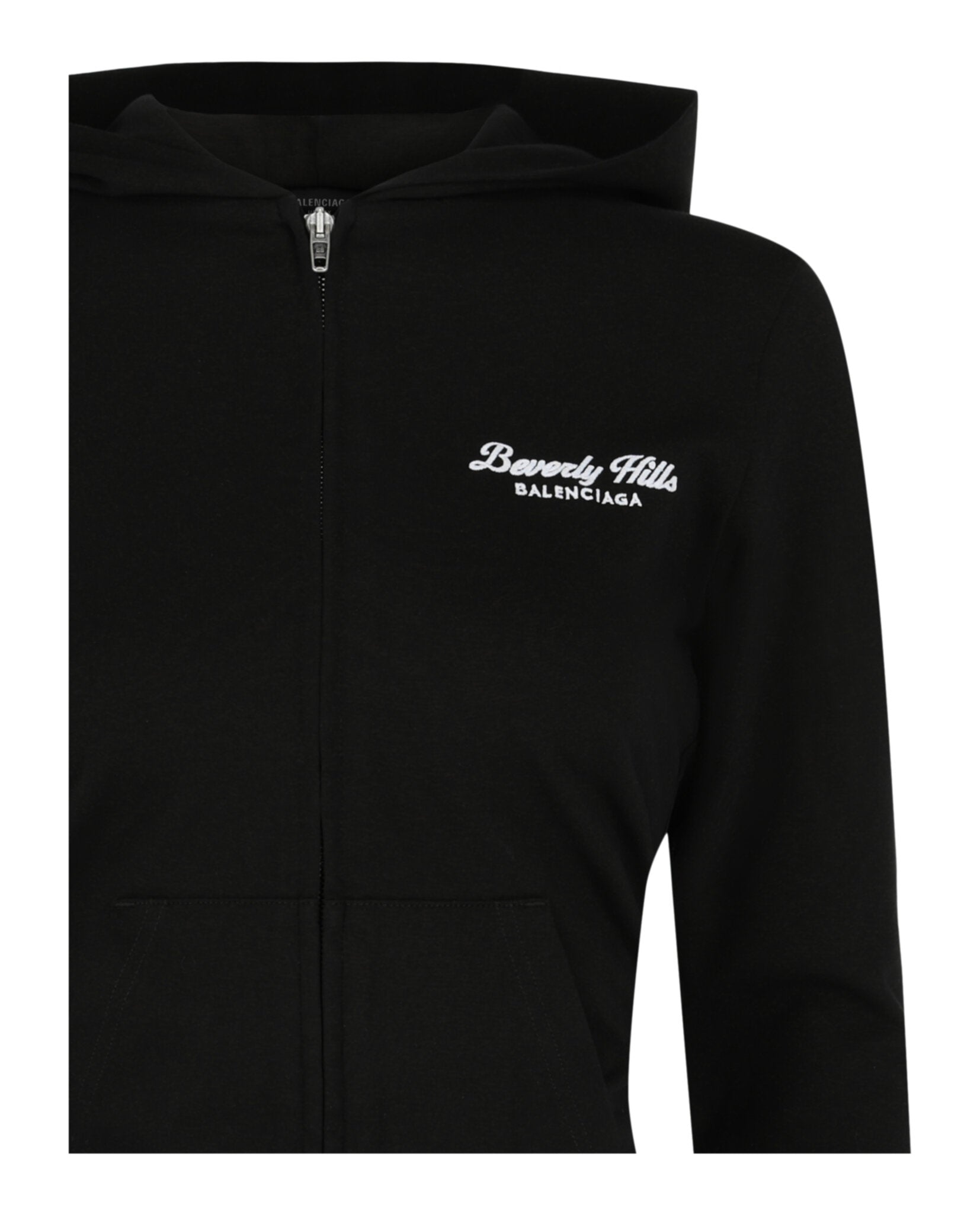 Balenciaga Womens Beverly Hills Embroidered Hoodie