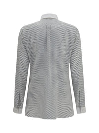 Tom Ford Women Diamond Print Silk Crêpe De Chine Shirt