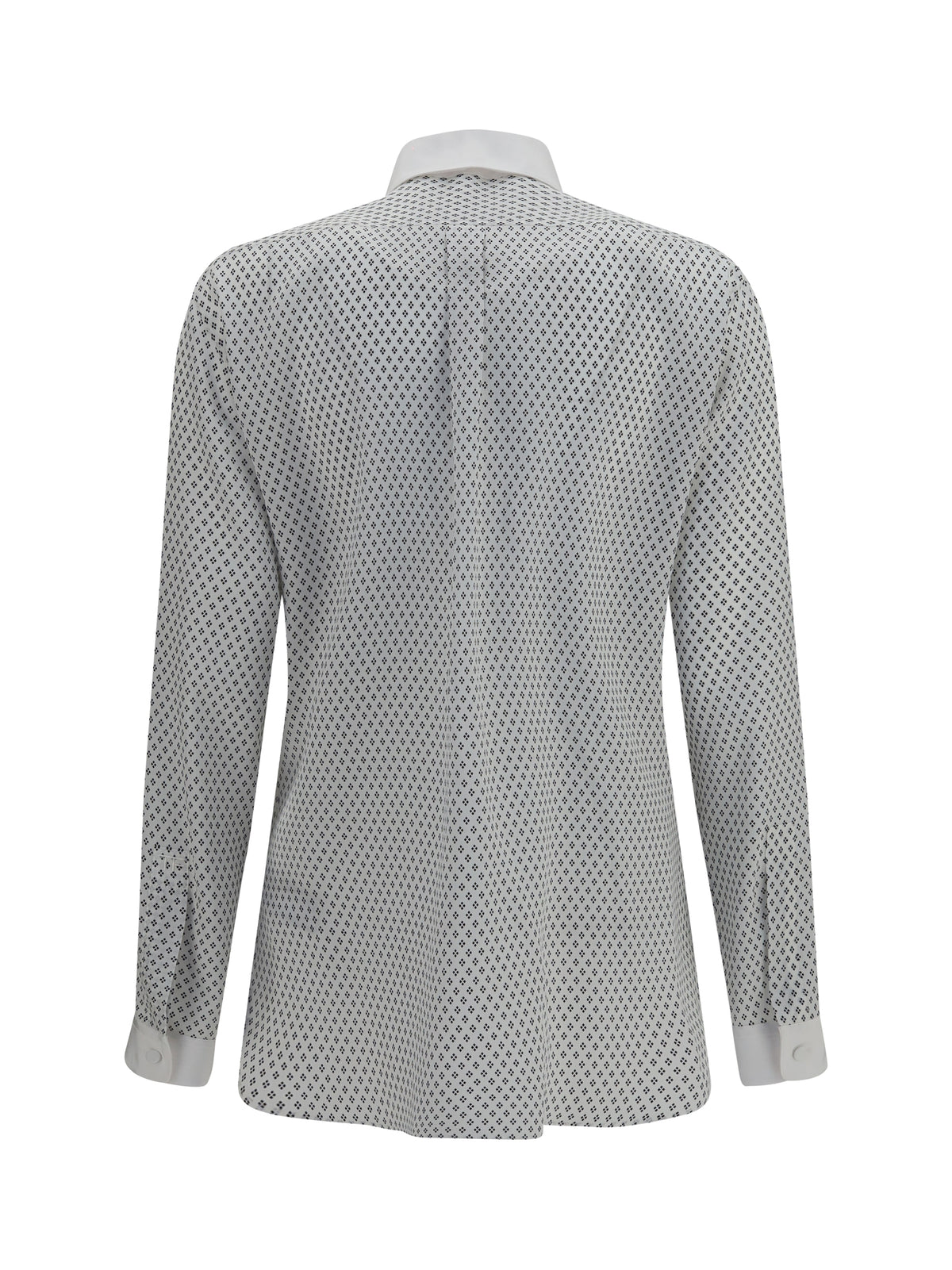 Tom Ford Women Diamond Print Silk Crêpe De Chine Shirt