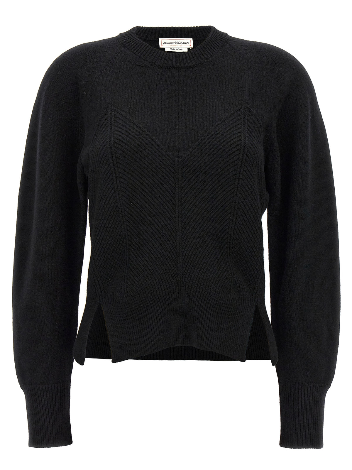 MCQUEEN Mcqueen Women 'Chevron Corset' Sweater