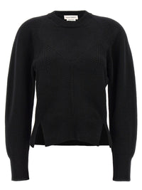 MCQUEEN Mcqueen Women 'Chevron Corset' Sweater