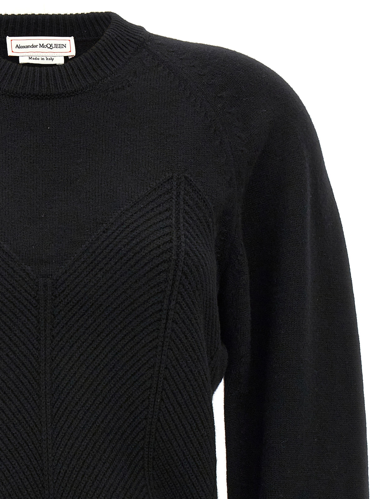 MCQUEEN Mcqueen Women 'Chevron Corset' Sweater
