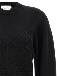 MCQUEEN Mcqueen Women 'Chevron Corset' Sweater