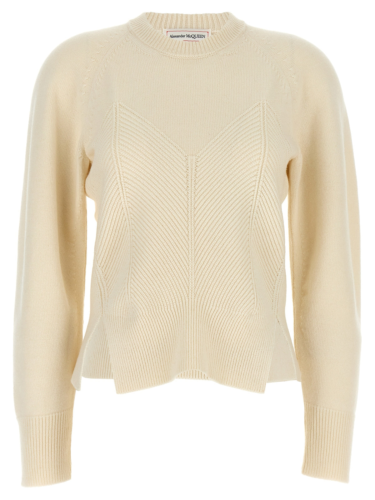 MCQUEEN Mcqueen Women 'Chevron Corset' Sweater