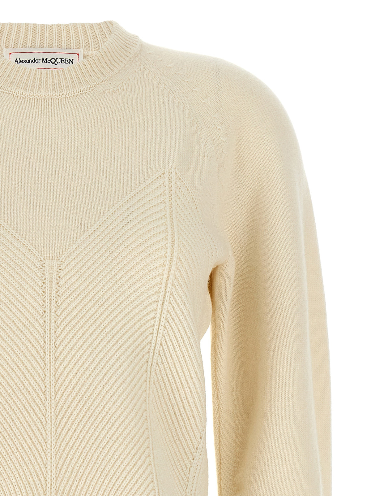 MCQUEEN Mcqueen Women 'Chevron Corset' Sweater