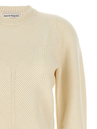 MCQUEEN Mcqueen Women 'Chevron Corset' Sweater
