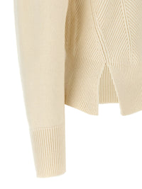 MCQUEEN Mcqueen Women 'Chevron Corset' Sweater