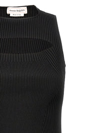 Mcqueen Women Ribbed Knit Dress