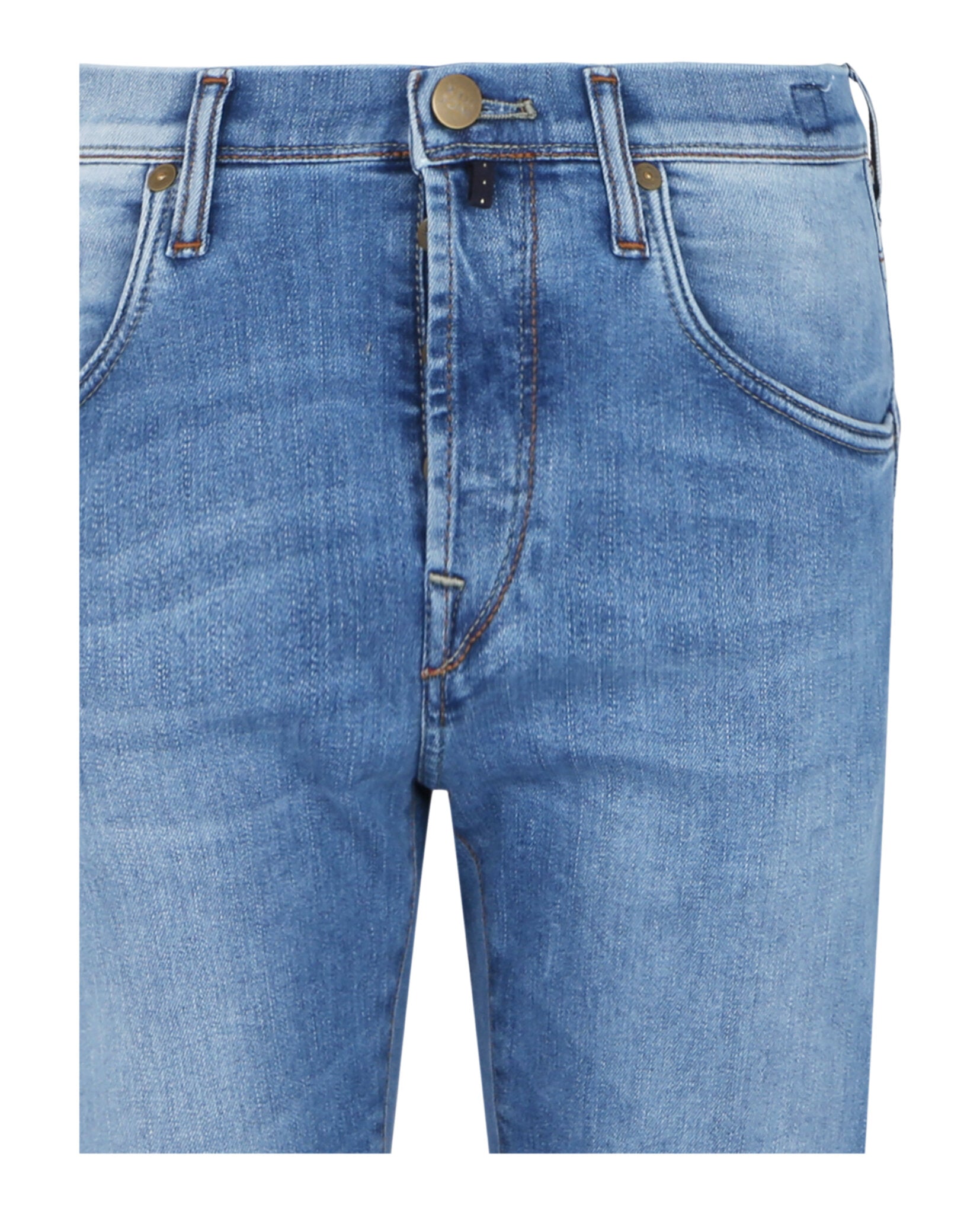 Slowear Mens Incotex Blue Division Tapered Denim Jeans