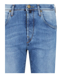 Slowear Mens Incotex Blue Division Tapered Denim Jeans