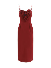 Magda Butrym Women Flower Detail Midi Dress