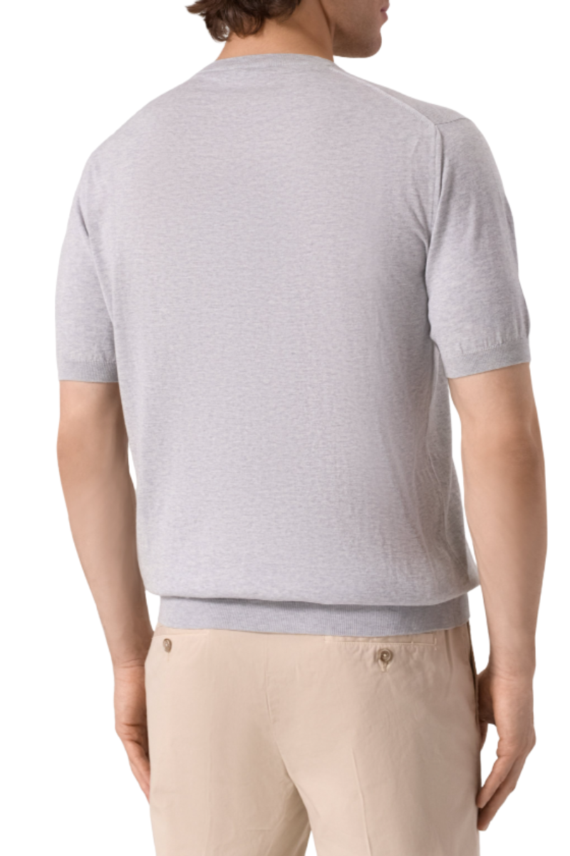 Moorer Moorer Jude-Si5 Sweaters Light Grey