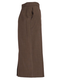 Max Mara Women Wool Gabardine Pencil Skirt