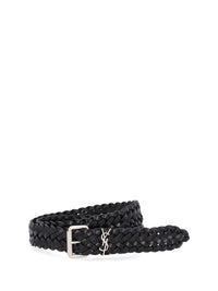 Saint Laurent Saint Laurent Men Woven Belt