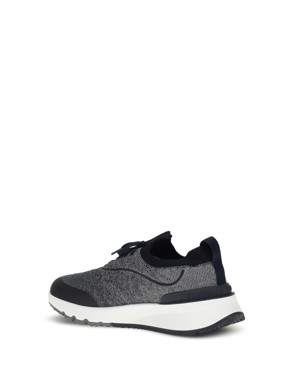 Brunello Cucinelli Men Techno Cotton Knit Sneakers Runners