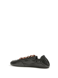Prada Men Collapse Aged Nappa Leather Sneakers
