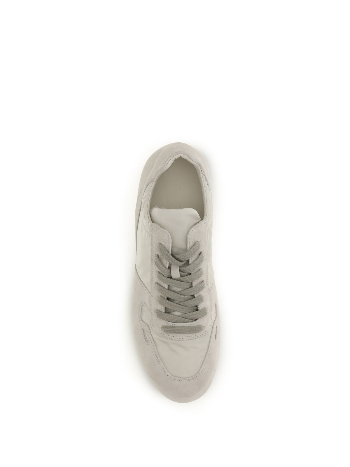Rick Owens Men Fabric And Leather Sneakers