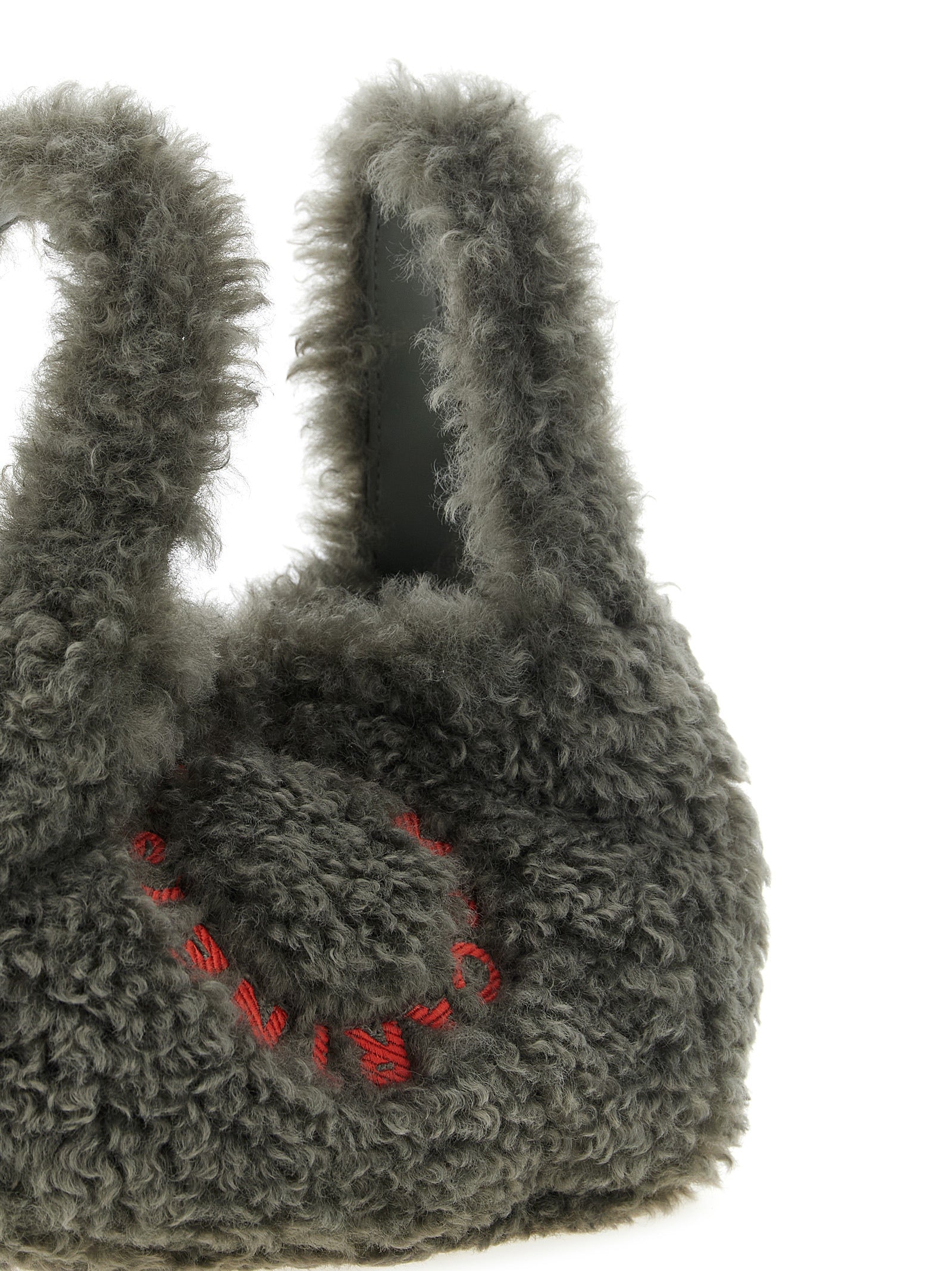 STELLA MCCARTNEY Stella Mccartney Women Shearling Logo Shoulder Bag