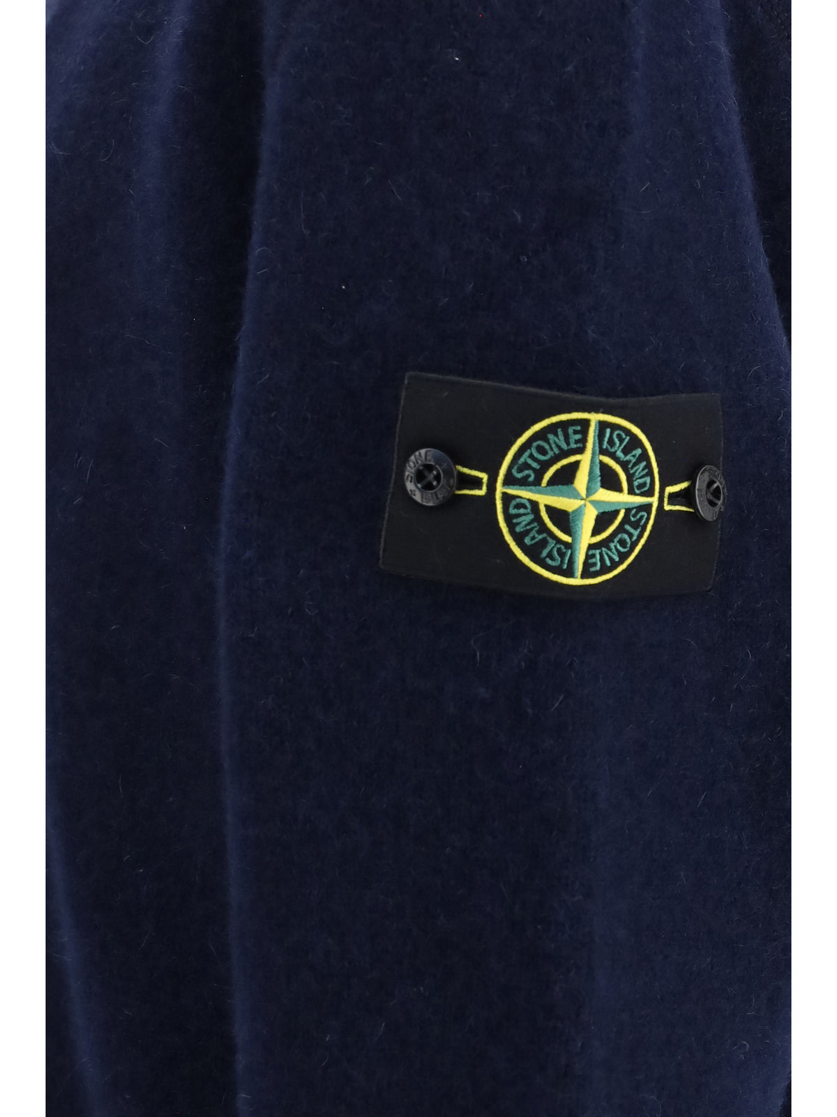 Stone Island Men Alpaca And Wool-Blend V-Neck Cardigan