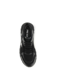 PRADA Prada Men Prax Leather And Fabric Sneakers